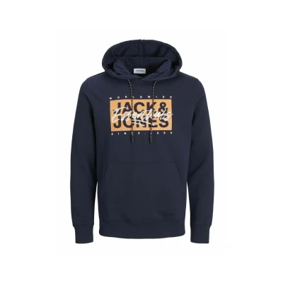 Afbeelding van Jack &amp; Jones LOGO Hoodie, Heren, Maat: Large, Sky captain