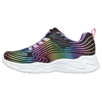 Afbeelding van Skechers Simply Love Basketmeisje Drijvende Hartvormige Lichten, Zwart Multi