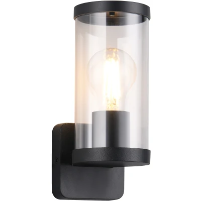 Afbeelding van REALITY BONITO Wandlamp Zwart mat excl. 1x E27 4W Buitenverlichting IP44