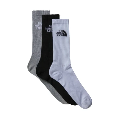 Afbeelding van The North Face Multi CUSH CREW 3P Sokken, Maat: XS, Black assorted