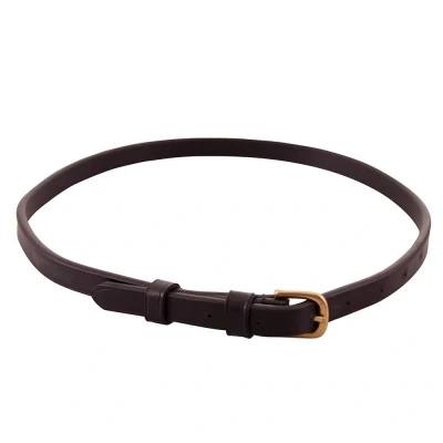 Image de BR Lanière pour Muserolle avec Boucle Ronde Noir/or Cob