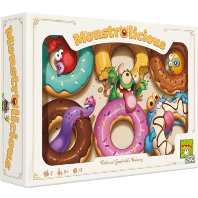 Afbeelding van Asmodee Repos Production Monstrolicious bordspellen kaartspellen spel voor kinderen, volwassenen en familie vanaf 7 jaar 2 spelers 10 minuten Franse versie