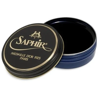 Afbeelding van Saphir Médaille d&#039;Or Pate de Luxe schoenwas 50ml 06 Donkerblauw
