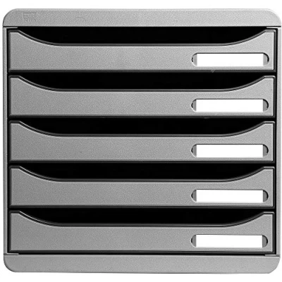 Afbeelding van Exacompta ladenblok Big Box Plus Classic, lichtgrijs