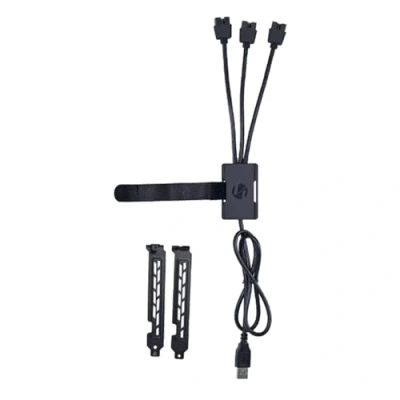 Afbeelding van Lian Li PW U2TPAB USB Hub schwarz adapter