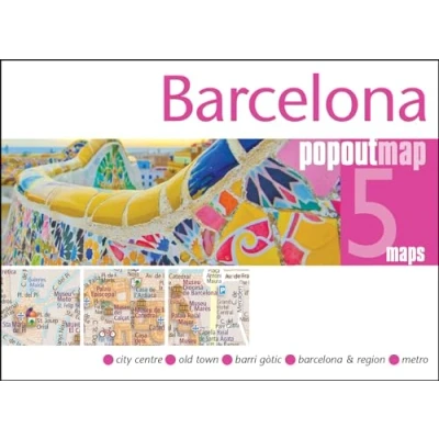 Afbeelding van PopOut Maps Barcelona Map