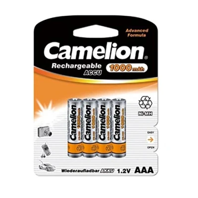 Afbeelding van Camelion NH AAA1000BP4 Rechargeable battery Nikkel Metaalhydride (NiMH)