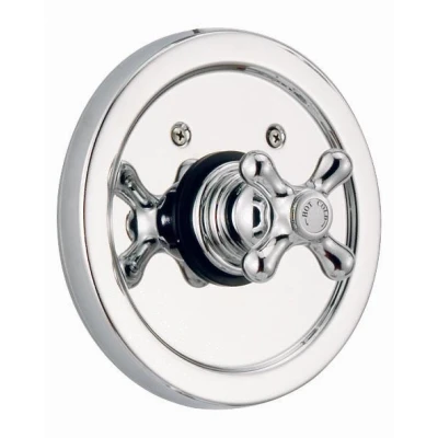 Afbeelding van Huber Croisette Inbouw Douchethermostaat afbouwdeel chroom CS00720021