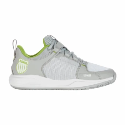 Afbeelding van K SWISS Ultrashot TEAM Tennisschoenen voor alle ondergronden, Dames, Maat: 37, Gray violet/white/lime green Textiel/ synthetisch