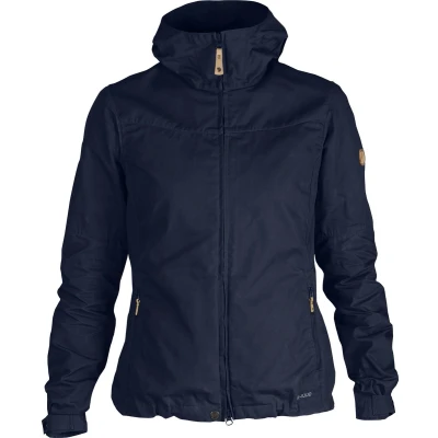 Afbeelding van Stina Outdoor Jack Dames Dark Navy 200 M Blauw