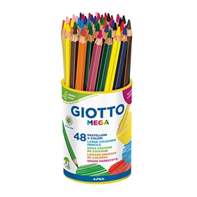 Afbeelding van GIOTTO Mega kleurpotloden, 48 stuks
