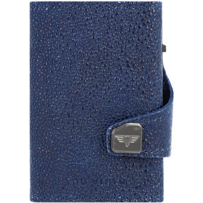 Afbeelding van Tru Virtu Click &amp; Slide Creditcardetui Portemonnee RFID Leer 6,5 cm