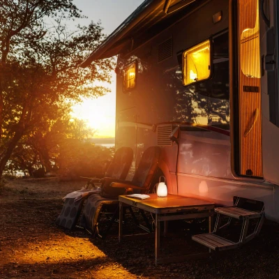 Afbeelding van Ruby LED tafellamp op zonne energie, hoogte 16 cm