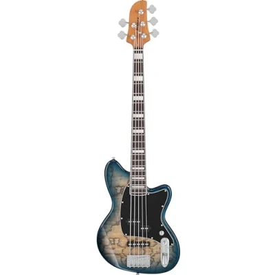 Afbeelding van Ibanez Talman TMB405TA CBS Cosmic Blue Starburst Elektrische basgitaar