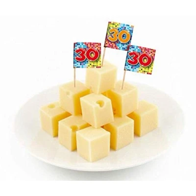 Afbeelding van Prikkers 30 jaar Birthday Blocks 24 stuks