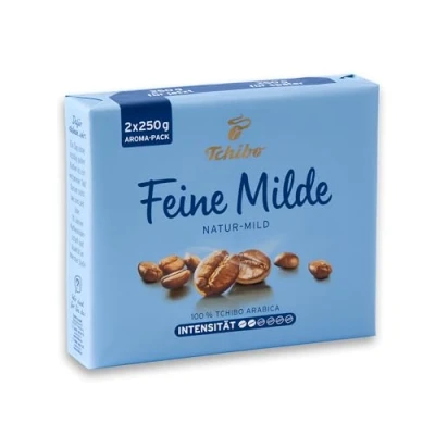 Afbeelding van Tchibo Feine Milde Gemalen koffie 500g (2x 250g)