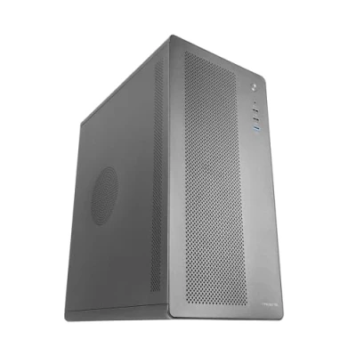 Afbeelding van Tacens AEROM, pc behuizing, micro ATX, robuuste metalen structuur, frontrooster, 1 x ventilator achter 120 mm, ultrastil, houder voor 3 ventilatoren aan de voorkant, mini torenbehuizing, USB 3.0,