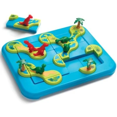 Afbeelding van Smart Games Dinosaurs Mystic Islands, Puzzle Game with 80 Challenges, 6+ Years, 24 x 6 cm (LxWxH)