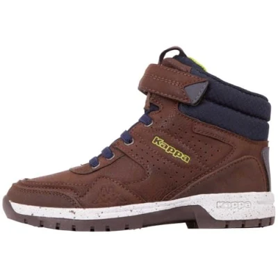 Afbeelding van Kappa Lithium Kids hoge sneakers, uniseks, kinderen, Bruin Navy 5067