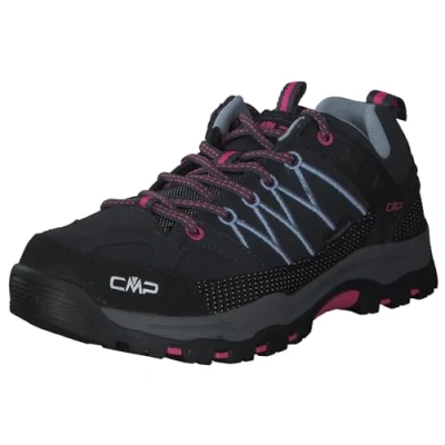 Afbeelding van CMP Kids Rigel Lage trekkingschoenen WP Wandelschoenen, uniseks, kinderen, grijs/hemelsblauw (Titanio Skyway)