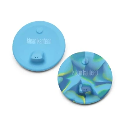 Afbeelding van KleanKanteen Kid Cup 1010250 siliconen bekers met deksel, blauw, 2 stuks