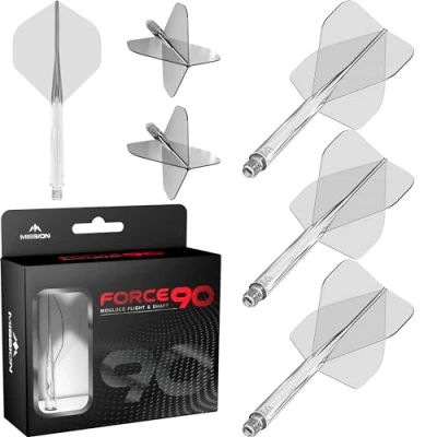 Afbeelding van Mission Force 90 Clear NO2 Dart Flights