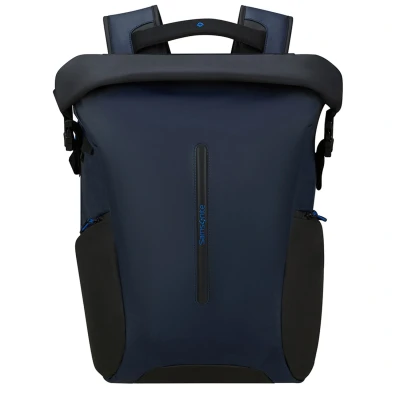 Afbeelding van Samsonite Ecodiver Rolltop Rugzak L Met 17 Inch Laptopvak Donkerblauw