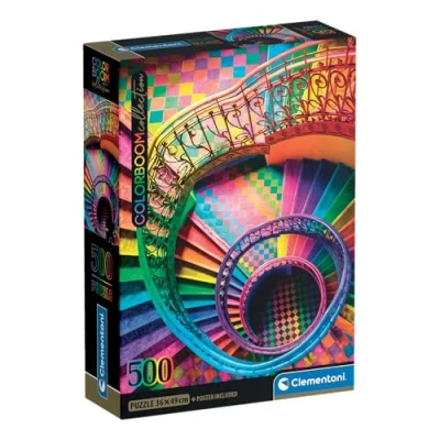 Afbeelding van Clementoni Puzzel 500 Stukjes Colorboom Trappen Voor Volwassenen High Quality Collection