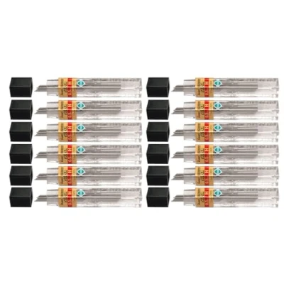 Afbeelding van Pentel Potloodstift 0.5mm zwart per Koker H a 12 stuk stuks