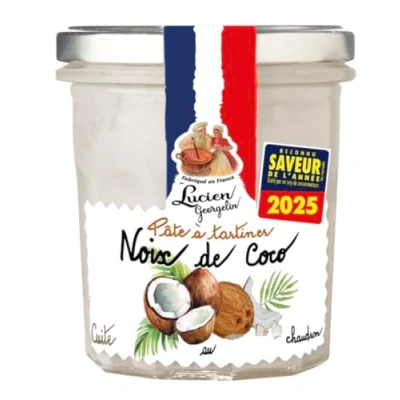 Image de Lucien Georgelin Pate à tartiner Noix de Coco le bocal 300g