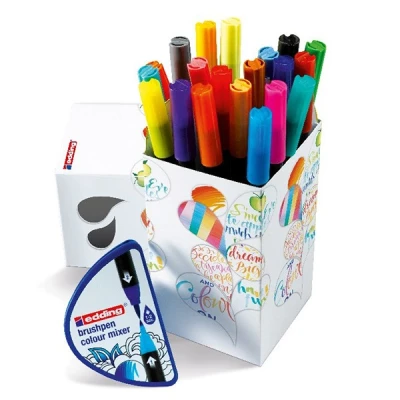 Image de edding Feutres pinceaux 20 pcs à mélangeur de couleurs