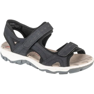 Afbeelding van Rieker Damessandalen, Blauw, 40 EU