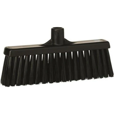 Image de VIKAN 31669 balai à col droit, 310 mm, polyester, moyen, noir 3166/9