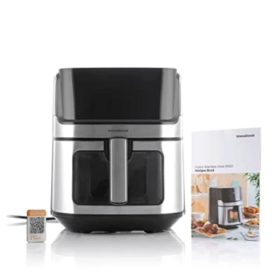 Afbeelding van Heteluchtfriteuse InnovaGoods Airfryer xxl zwart roestvrij staal Heteluchtoven 6,5 L