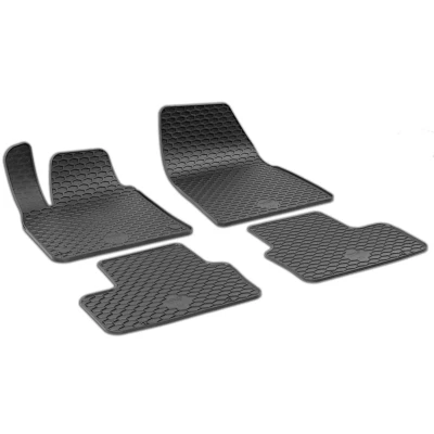 Afbeelding van WALSER RubberLine 50853 Vloermatset Rubber voor en achter 4 Zwart