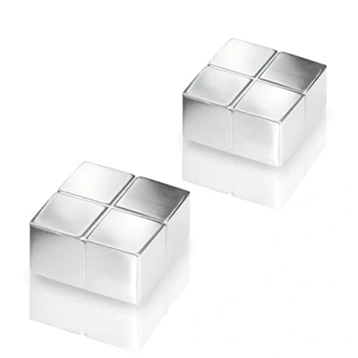 Afbeelding van Sigel Neodymium magneet C10 Extra Strong (b x h d) 20 10 mm dobbelsteen Zilver 2 stuk(s) BA704