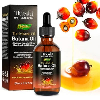 Image de CCKULOOB huile de Batana pour la croissance des cheveux, bio 100 % naturelle et pure, pousse soin du cuir chevelu, huiles essentielles hydratantes, prévient