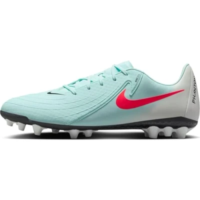 Afbeelding van Nike Performance Phantom GX II Academy AG Voetbalschoenen met Kunststof noppen, Heren, Maat: 45, Mint/atomic red/off noir