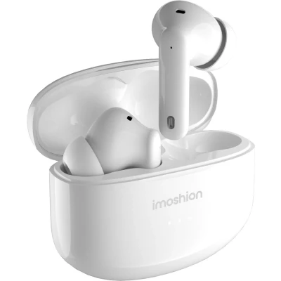 Afbeelding van iMoshion Aura Pro Earbuds Draadloze Oordopjes met Active Noise Cancelling (ANC) Wireless Bluetooth Earphones Oortjes Wit