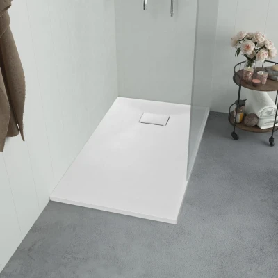 Afbeelding van Douchebak 100x80 cm SMC wit
