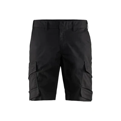 Afbeelding van Blaklader Industrie short met stretch 1446 1832 Zwart C56