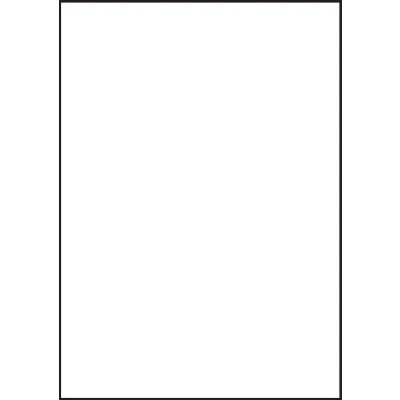 Afbeelding van A4 etiketten 210 x 297 mm wit (100 vel)