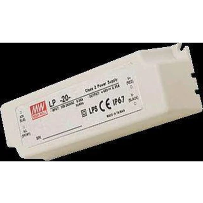 Afbeelding van MeanWell LED Transformator 24V, Max. 20 Watt, Waterdicht IP67