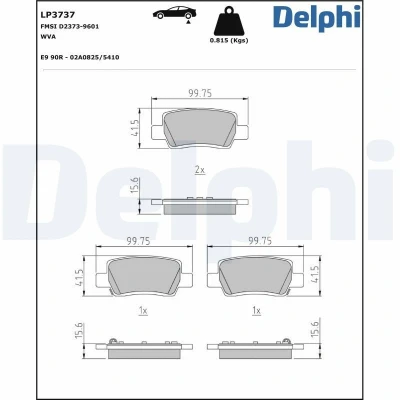 Afbeelding van DELPHI BG5002C Remschijf 288 25 5 Geventileerd Gecoat Semi finished Zonder wiellager, ABS sensorring HYUNDAI: i30 III Fastback, Estate