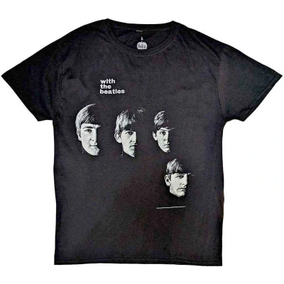 Afbeelding van The Beatles With Heren T shirt M Zwart