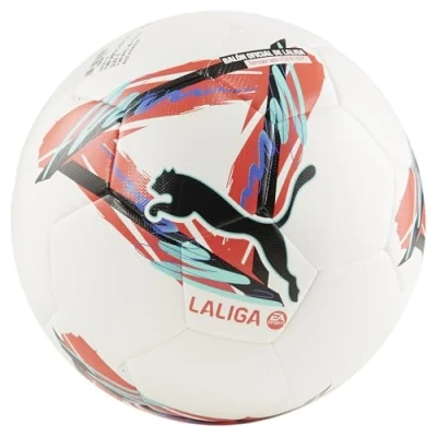 Afbeelding van Puma Orbita Laliga Voetbal, Maat: 5, White multicolor