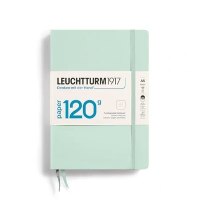 Afbeelding van Leuchtturm1917 notitieboek 120 grams medium A5 dotted mint green