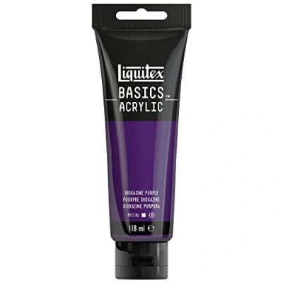 Afbeelding van Liquitex Basics Acrylverf, 118 ml, Tube, 186, Paars ROW