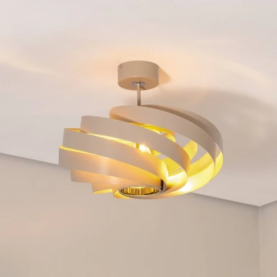 Afbeelding van Vento plafondlamp, beige, Ø 50 cm