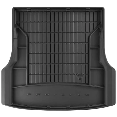 Afbeelding van M MOTOS Kofferbakmat voor Tesla Model S sinds 2012, verbeter je reiscomfort met de zwarte antislipmat Auto TM automat alle weersomstandigheden, bescherming tegen vuil
